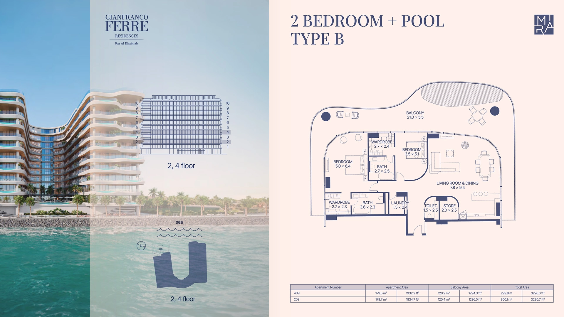 2 BR - Type B
